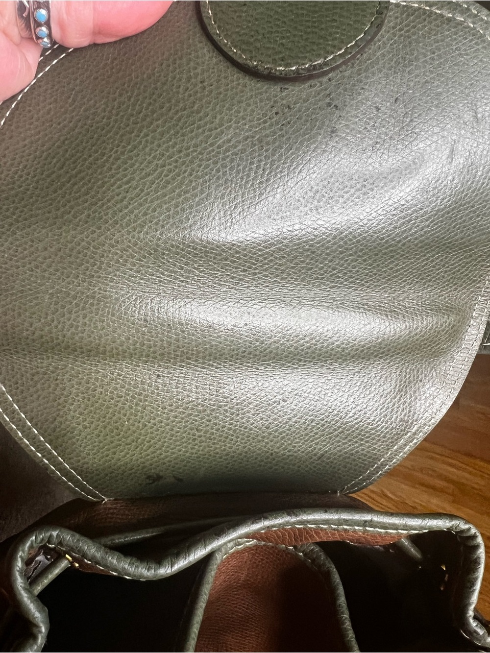 LOEWE Vintage Amazona Top Handle Crossbody Tote Bag - Picture 13 of 15